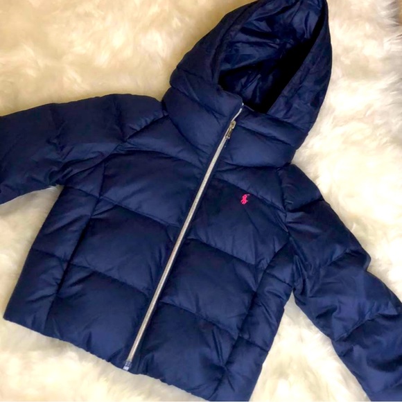 Girls Ralph Lauren Puffer Jacket - Picture 2 of 3